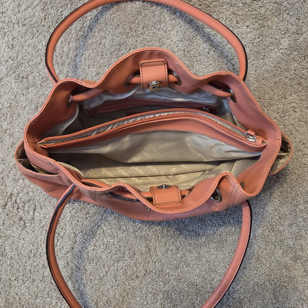 Tignanello Cinched Hobo Handbag - Picture 4 of 12